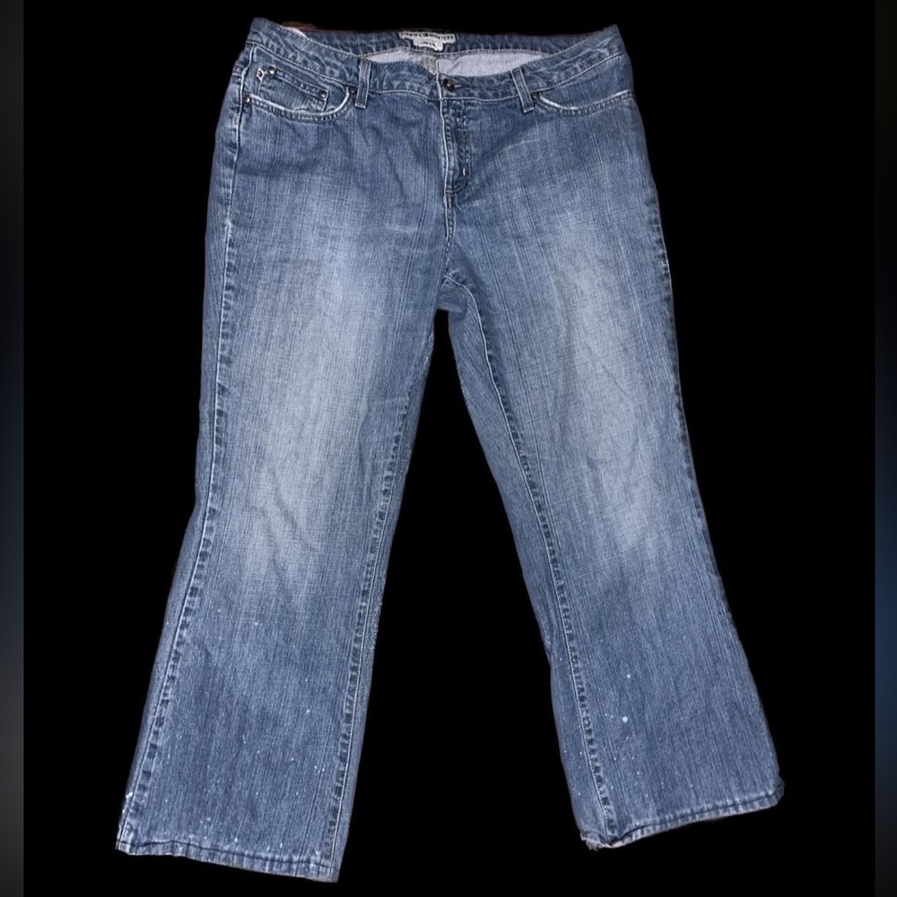Tommy Hilfiger Blue Flare Wide Leg Jeans
